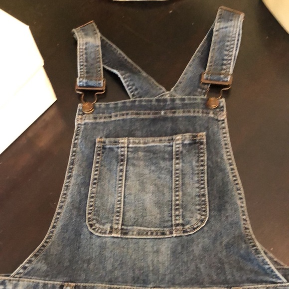 Denim Overall Shorts - Picture 8 of 11
